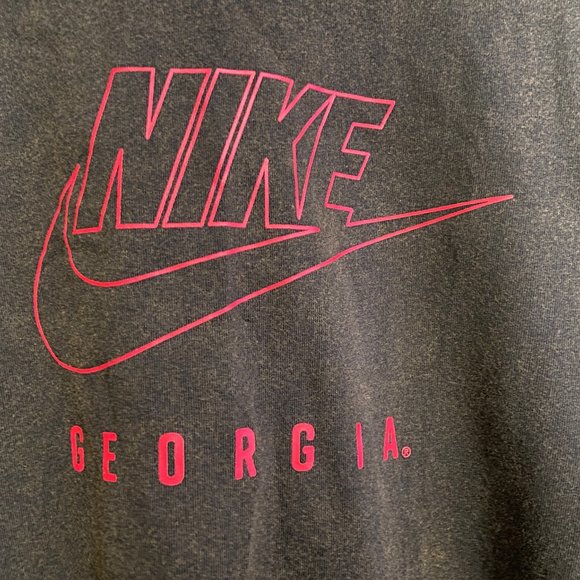 Nike Georgia Bulldogs UGA Football Heavyweight Tee Shirt DV8548-010 Mens NEW - Picture 3 of 10